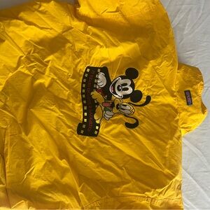 Mickey and Pluto 75 years Sport Logo waterproof with , Red and Yellow Accents